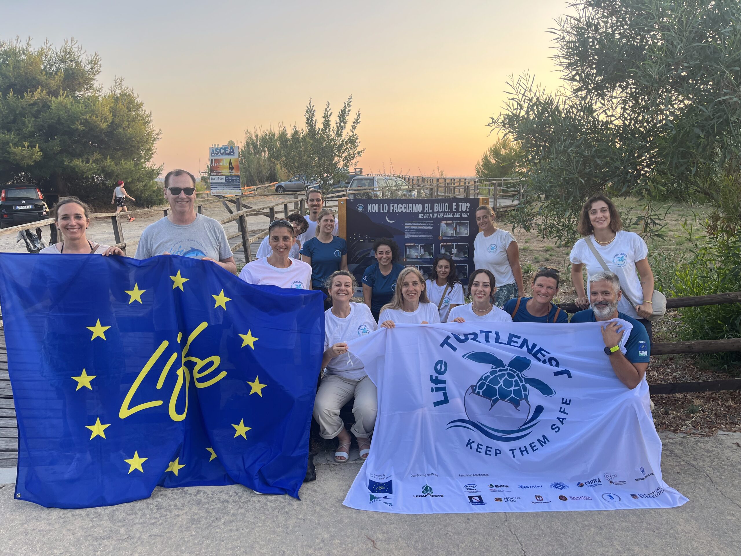 Ascea lancia la campagna «Noi lo facciamo al buio» per proteggere le tartarughe marine