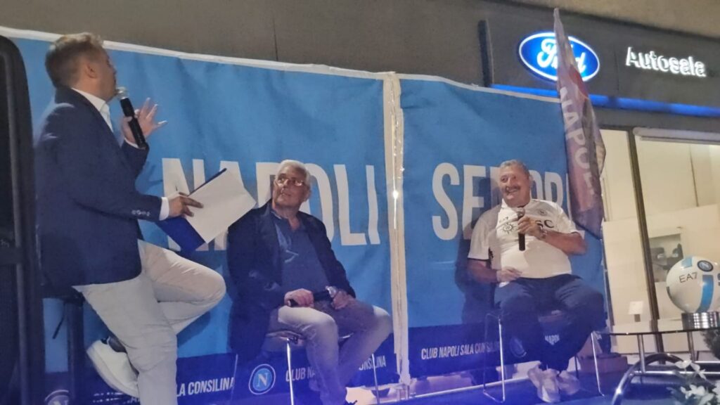 Ieri sera festa scudetto del club Napoli Sala Consilina: protagonista Tommaso Starace