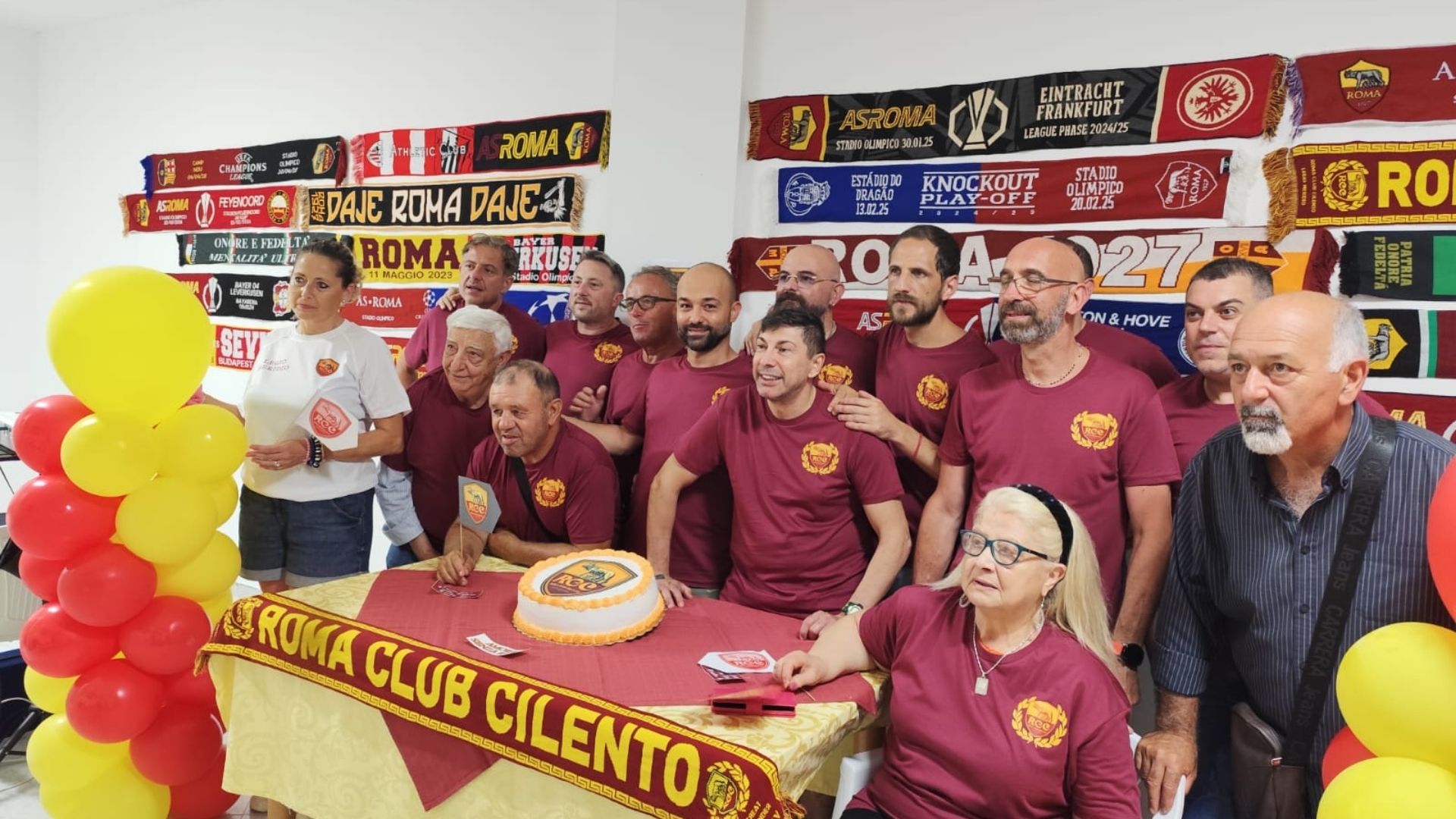 Il Roma Club Cilento celebrato il primo anno di vita: «Grandi sfide e di grandi soddisfazioni»
