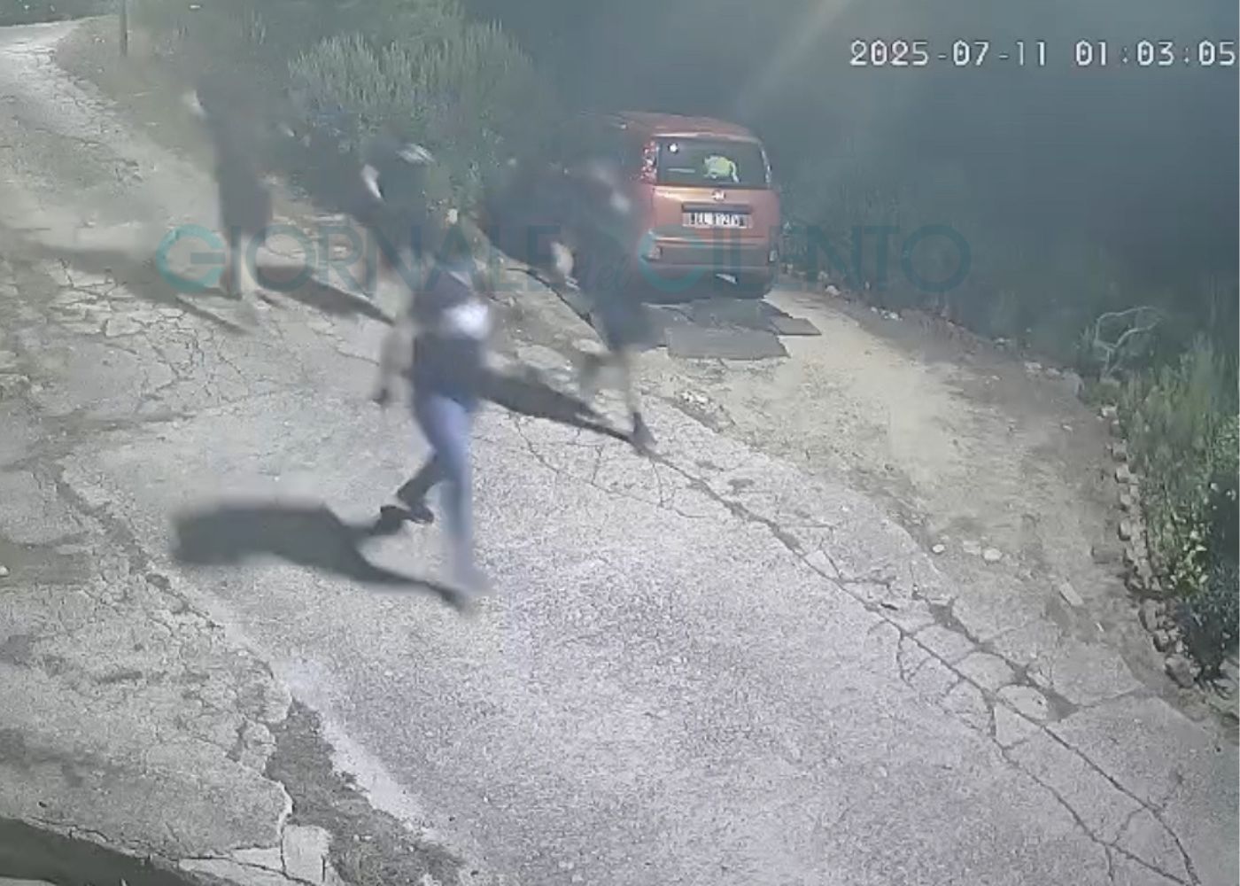 Tentato furto a Castellabate: banda in fuga ripresa dalle telecamere