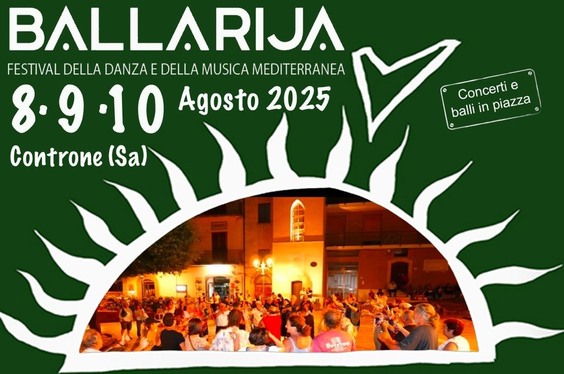 Ballarija, a Controne la terza edizione del Festival della danza e della musica mediterranea