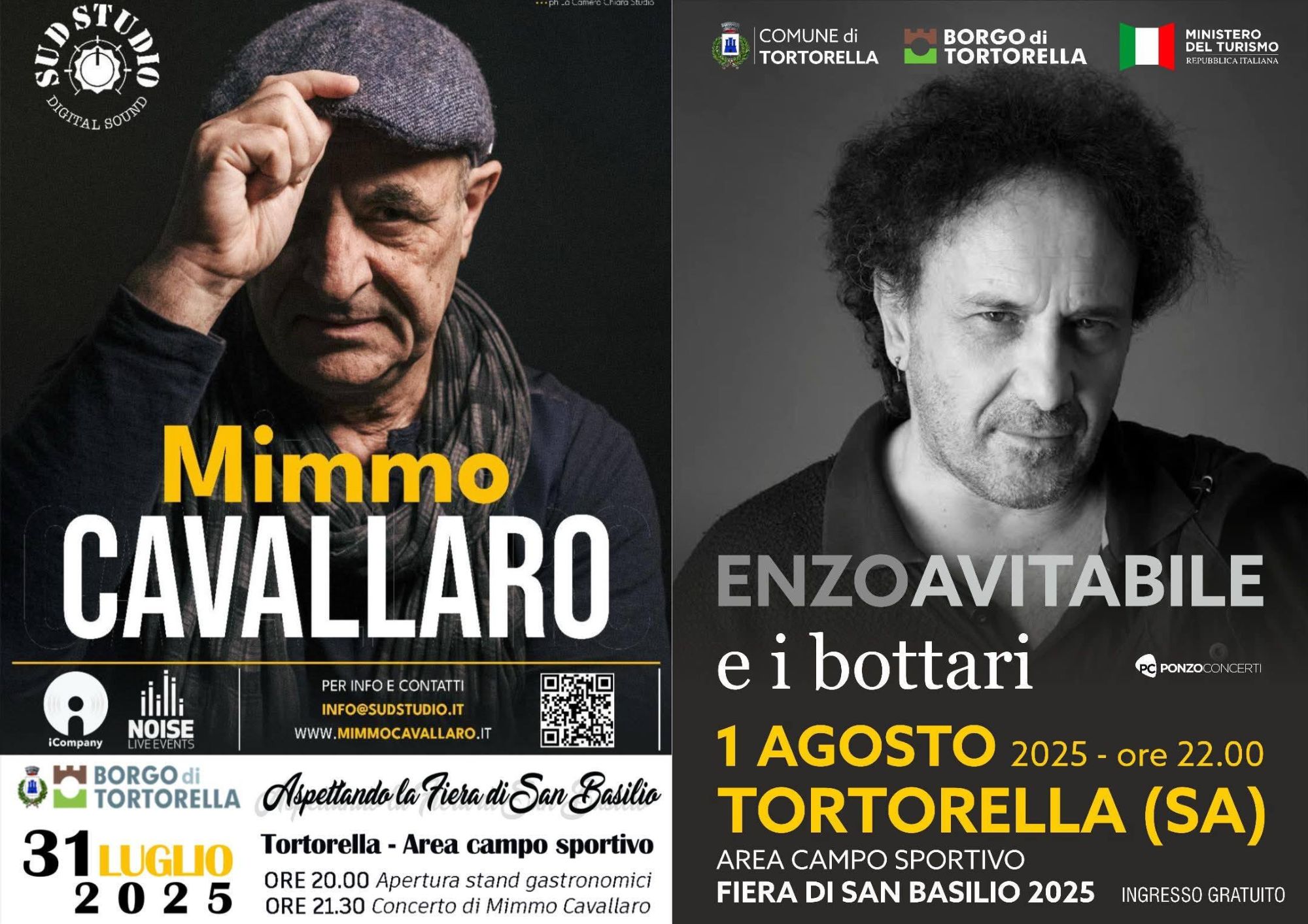 Tortorella, due giorni di musica con la Fiera di San Basilio: sul palco Mimmo Cavallaro ed Enzo Avitabile con i Bottari