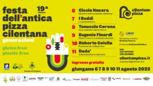 A Giungano la XIX Festa dell’Antica Pizza Cilentana: sei giorni di gusto, identità e musica popolare