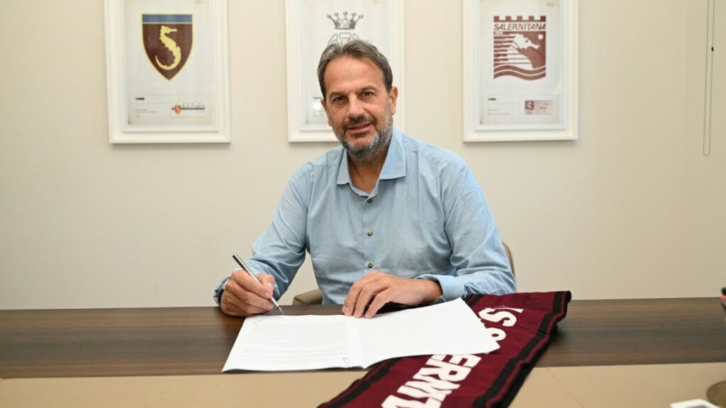 Salernitana, inizia l’era Faggiano: sarà lui il nuovo direttore sportivo fino al 2027
