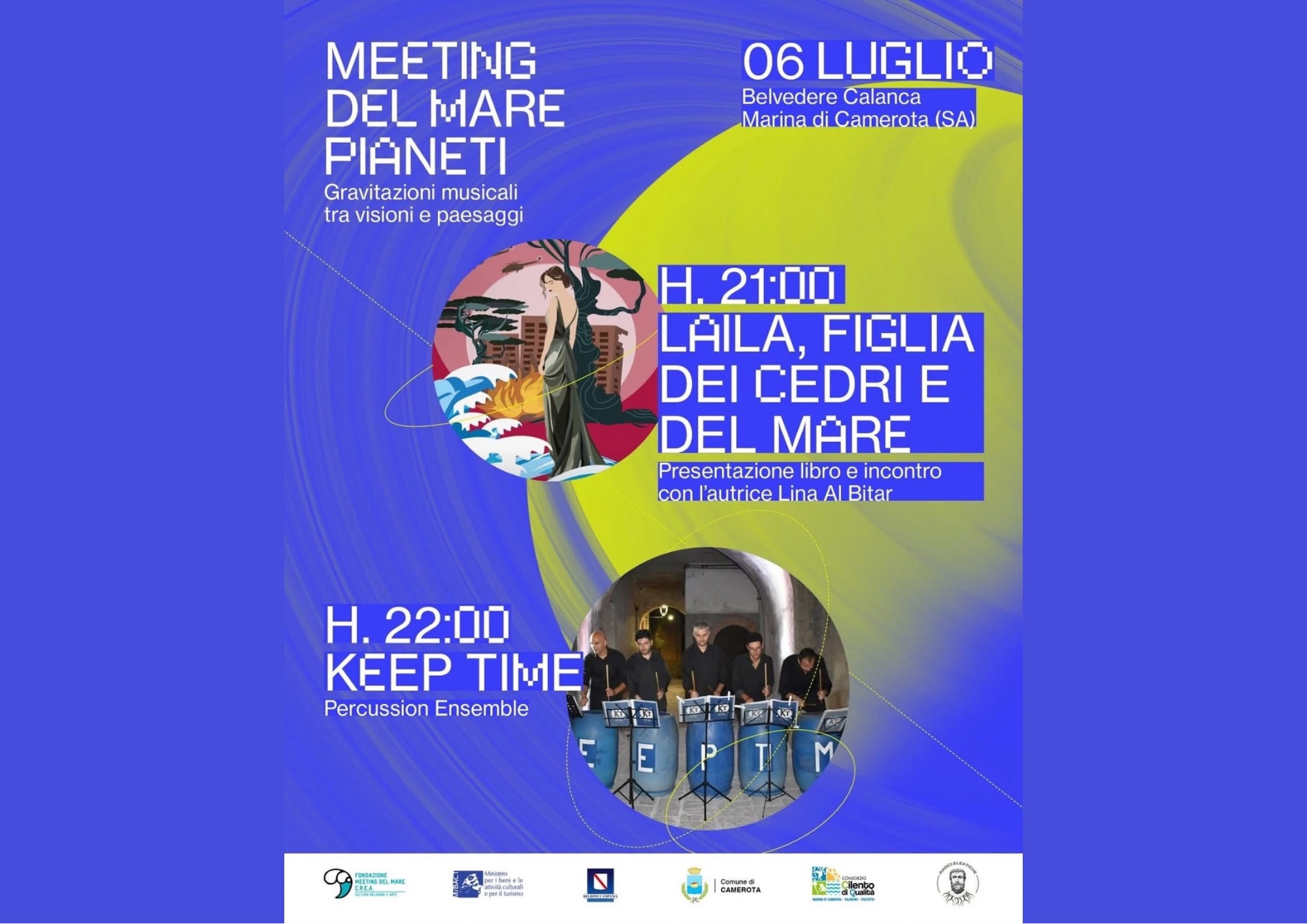 Marina di Camerota, torna il Meeting del Mare con due eventi il 6 luglio al Belvedere Calanca