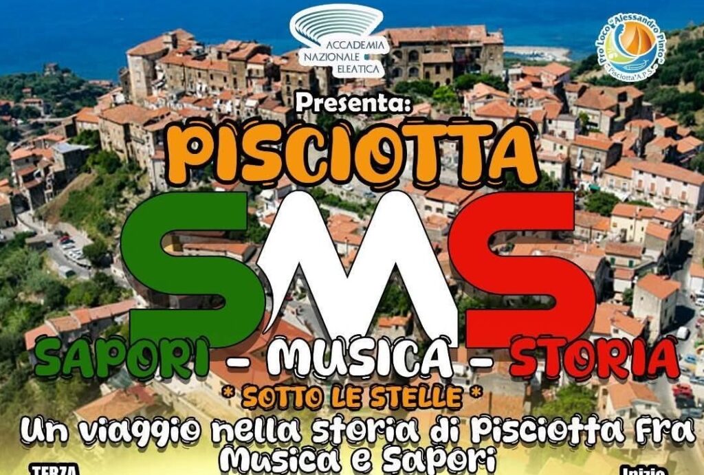 Tutto pronto per la terza edizione di «Pisciotta sapori, musica e storia»