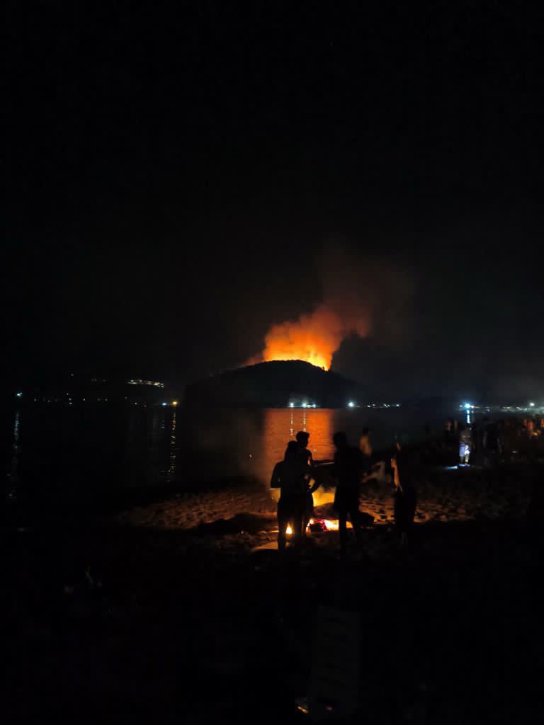 Incendio a Palinuro, fiamme alla Molpa: distrutti ettari di macchia mediterranea