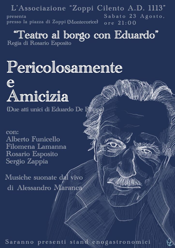 Zoppi di Montecorice, in scena “Teatro al borgo con Eduardo”
