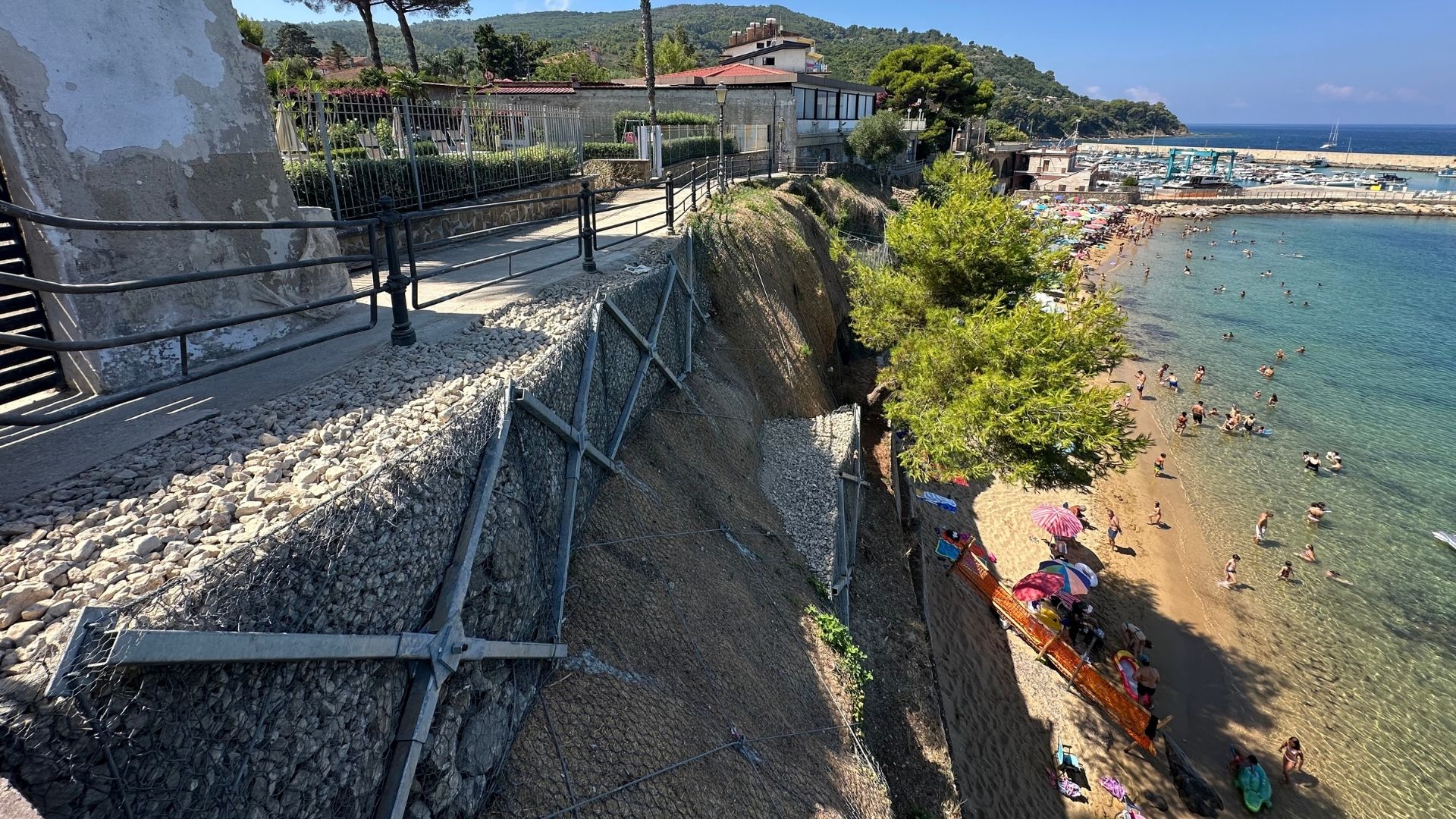 Castellabate, terminati i lavori sul costone roccioso sul sentiero naturalistico La grotta