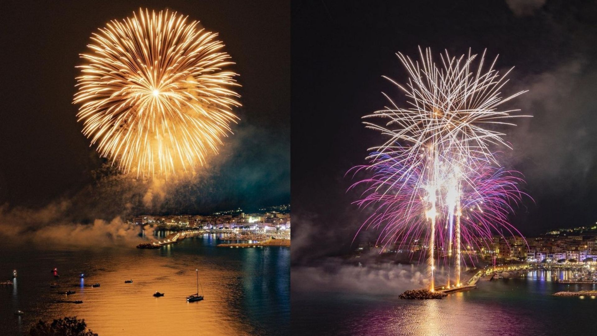Marina di Camerota, la festa di San Domenico entra nel vivo: stanotte i fuochi d’artificio sul mare