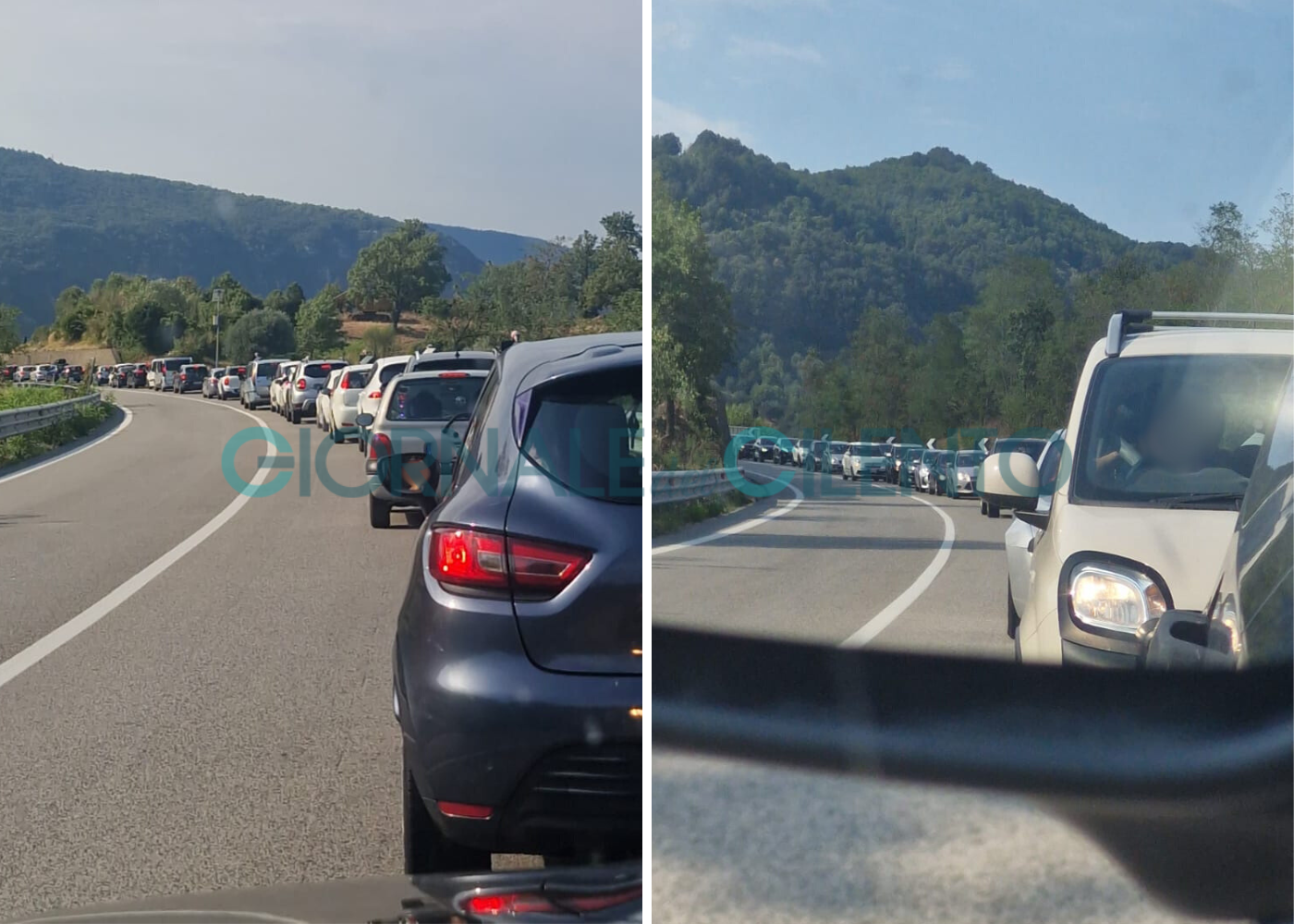 Bussentina bloccata: domenica di code infinite a Caselle in Pittari