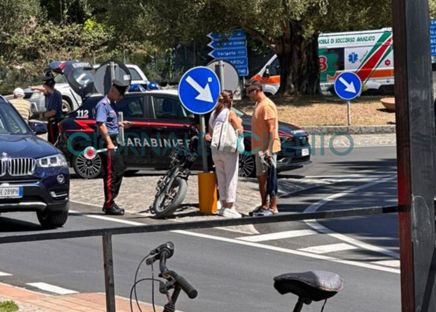 Ascea, investe ciclista e scappa: identificato grazie alle telecamere