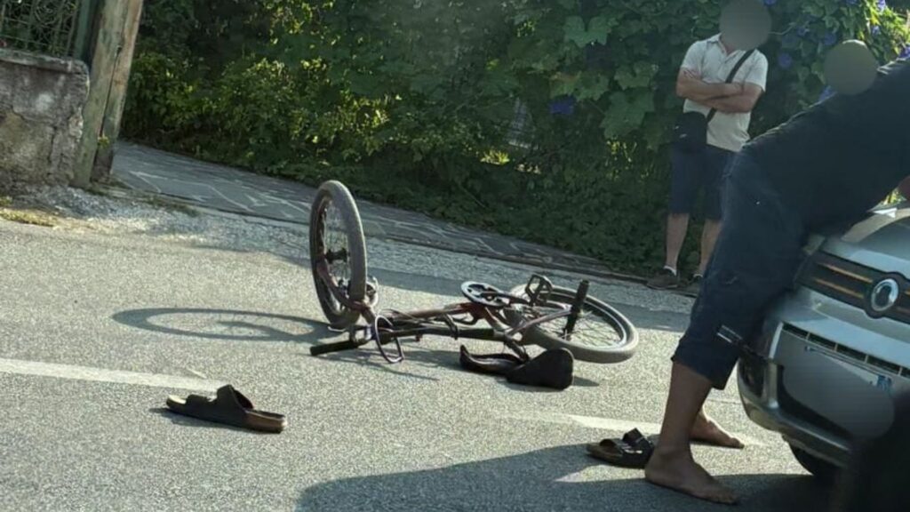 Paura a Villammare, ciclista investito all’ingresso del paese