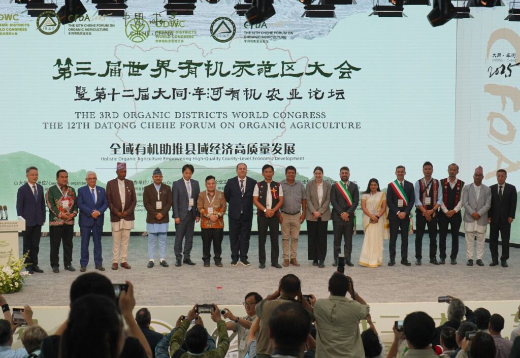 Il Cilento protagonista al 3° Congresso Mondiale dei Biodistretti a Datong