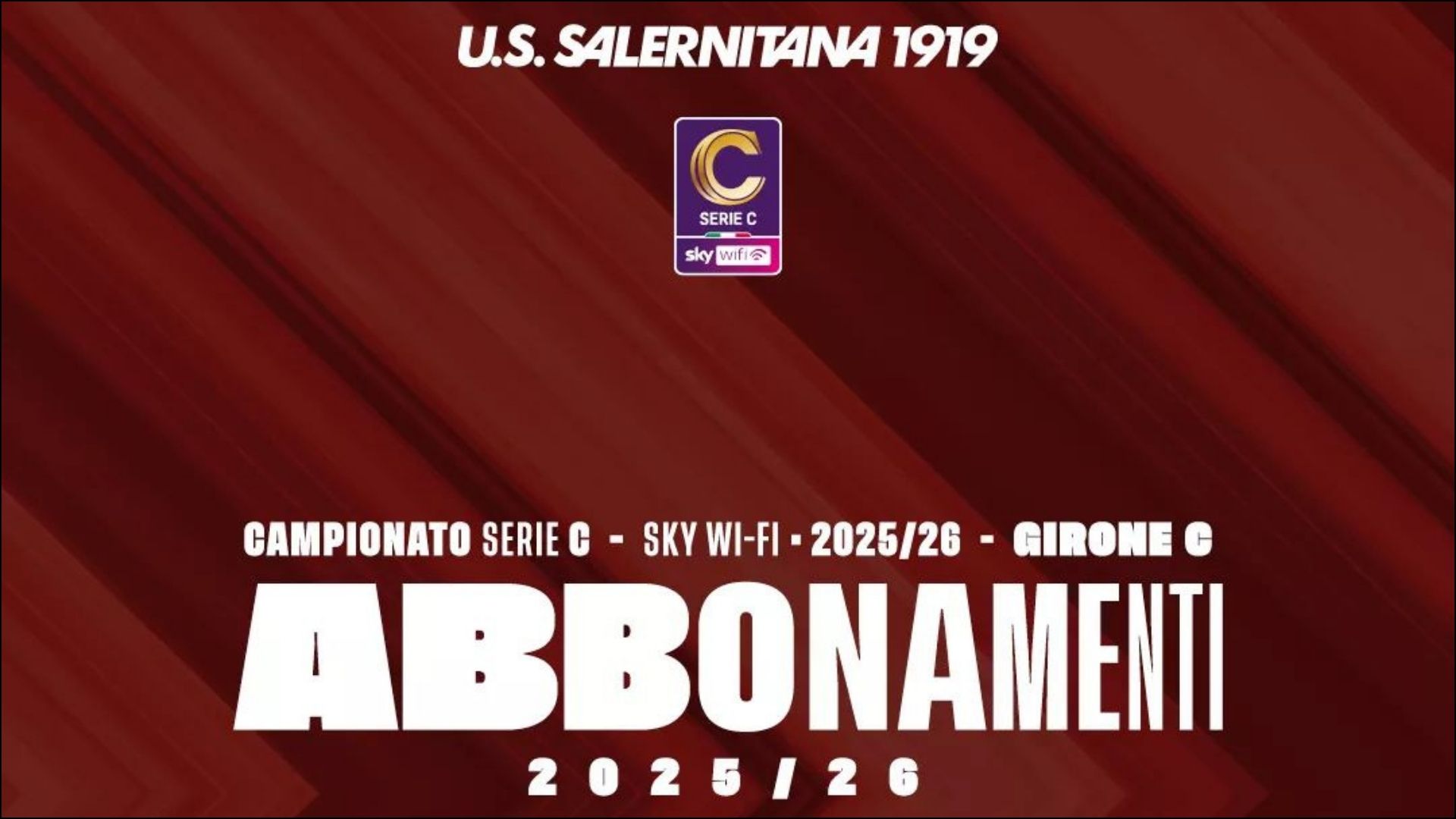 Salernitana, parte oggi la campagna abbonamenti 2025/26
