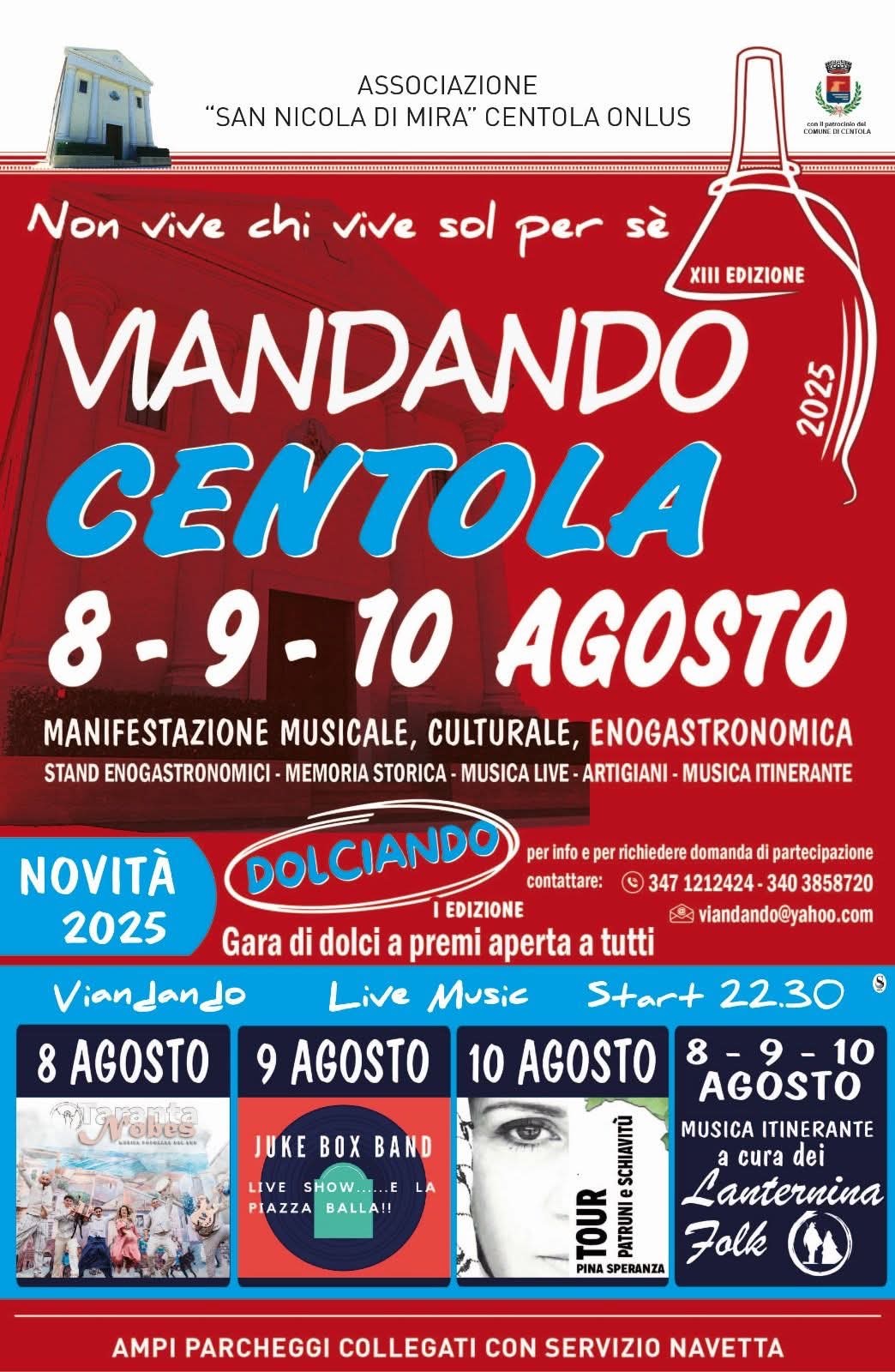 “Viandando”: cultura, gusto e tradizione a Centola dall’8 al 10 agosto 2025