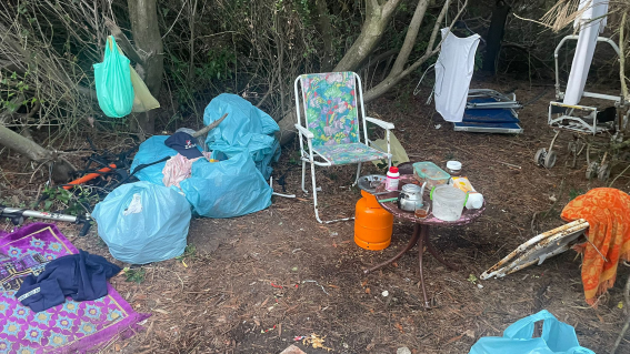 Sgomberato accampamento abusivo nell’Oasi dunale di Capaccio Paestum