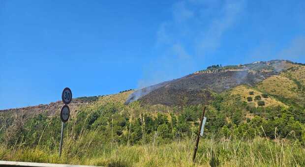 Incendio ad Ascea, in fumo dieci ettari di vegetazione: fiamme minacciano le abitazioni