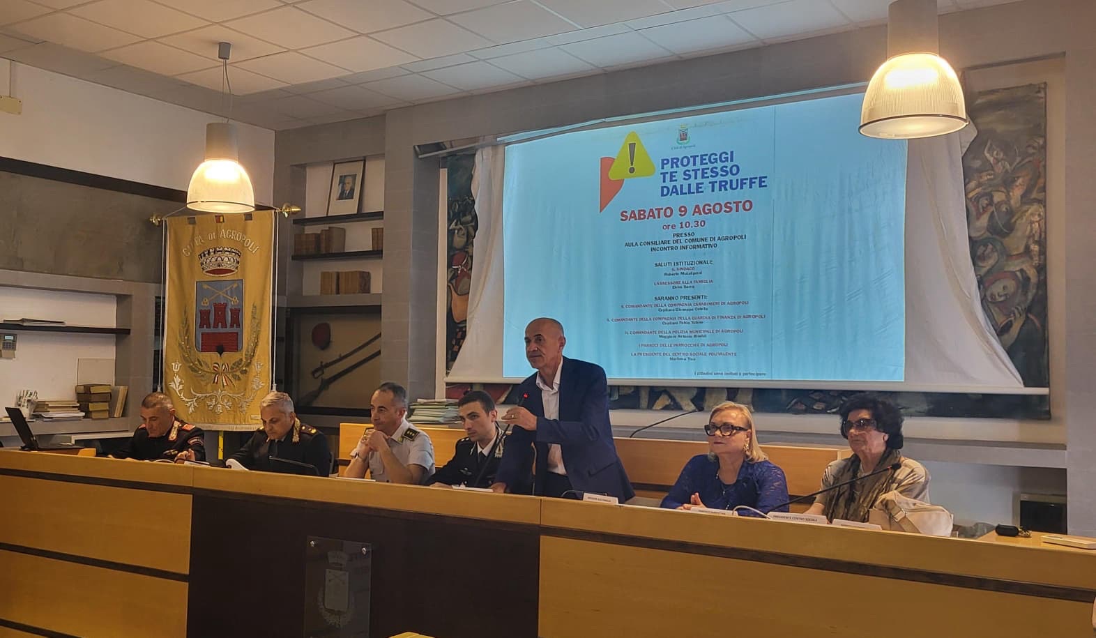 Ad Agropoli l’incontro “Proteggi te stesso dalle truffe”, istituzioni in campo per i più deboli