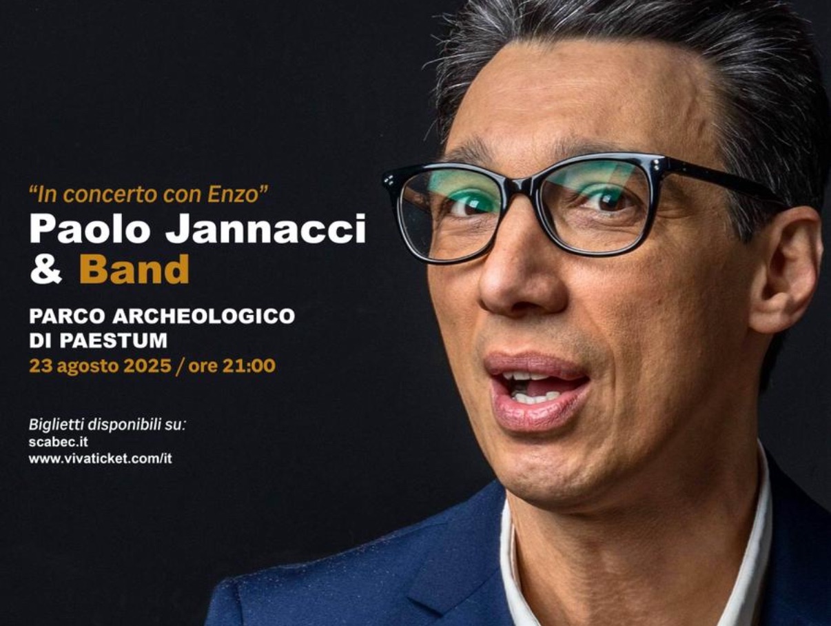 Paolo Jannacci & Band al Parco archeologico di Paestum il 23 agosto