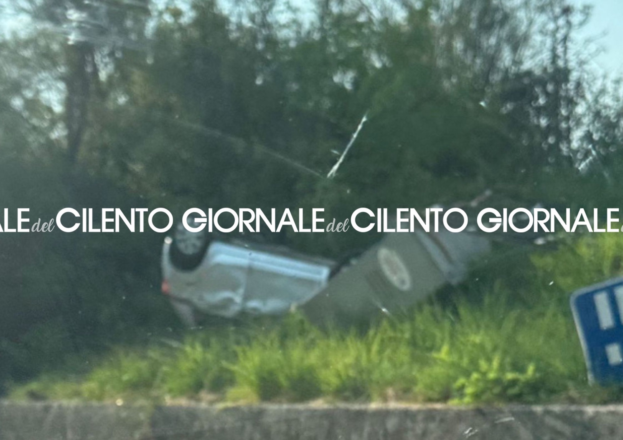 Spaventoso incidente sulla Cilentana, illese nonna e nipote