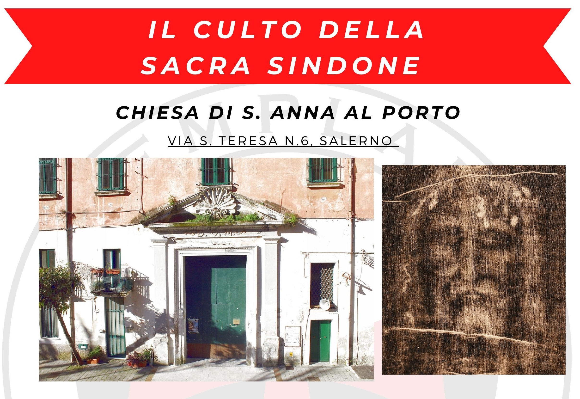 «Il culto della Sacra Sindone»: la conferenza nella chiesa di S. Anna al Porto di Salerno