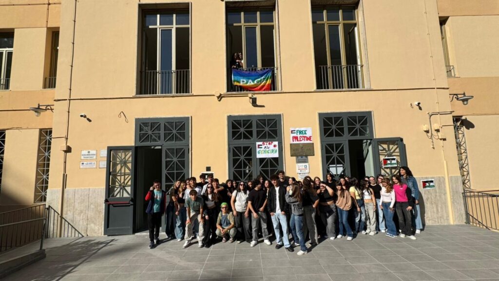 Sciopero nazionale per la pace e la Palestina libera: anche l’istituto Cicerone in prima linea