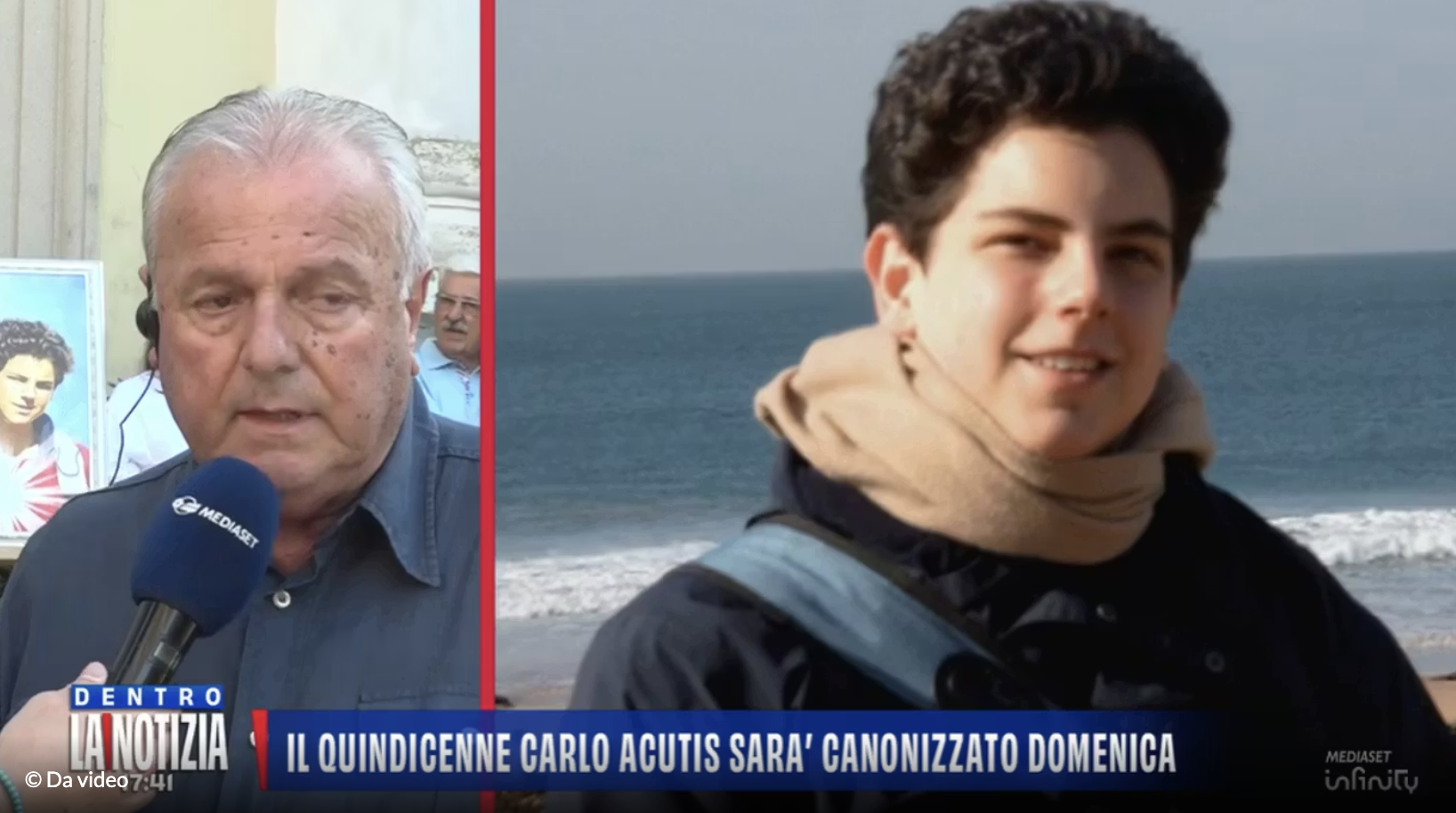 Centola in festa per la canonizzazione di Carlo Acutis: «Mi è apparso prima dell’operazione»