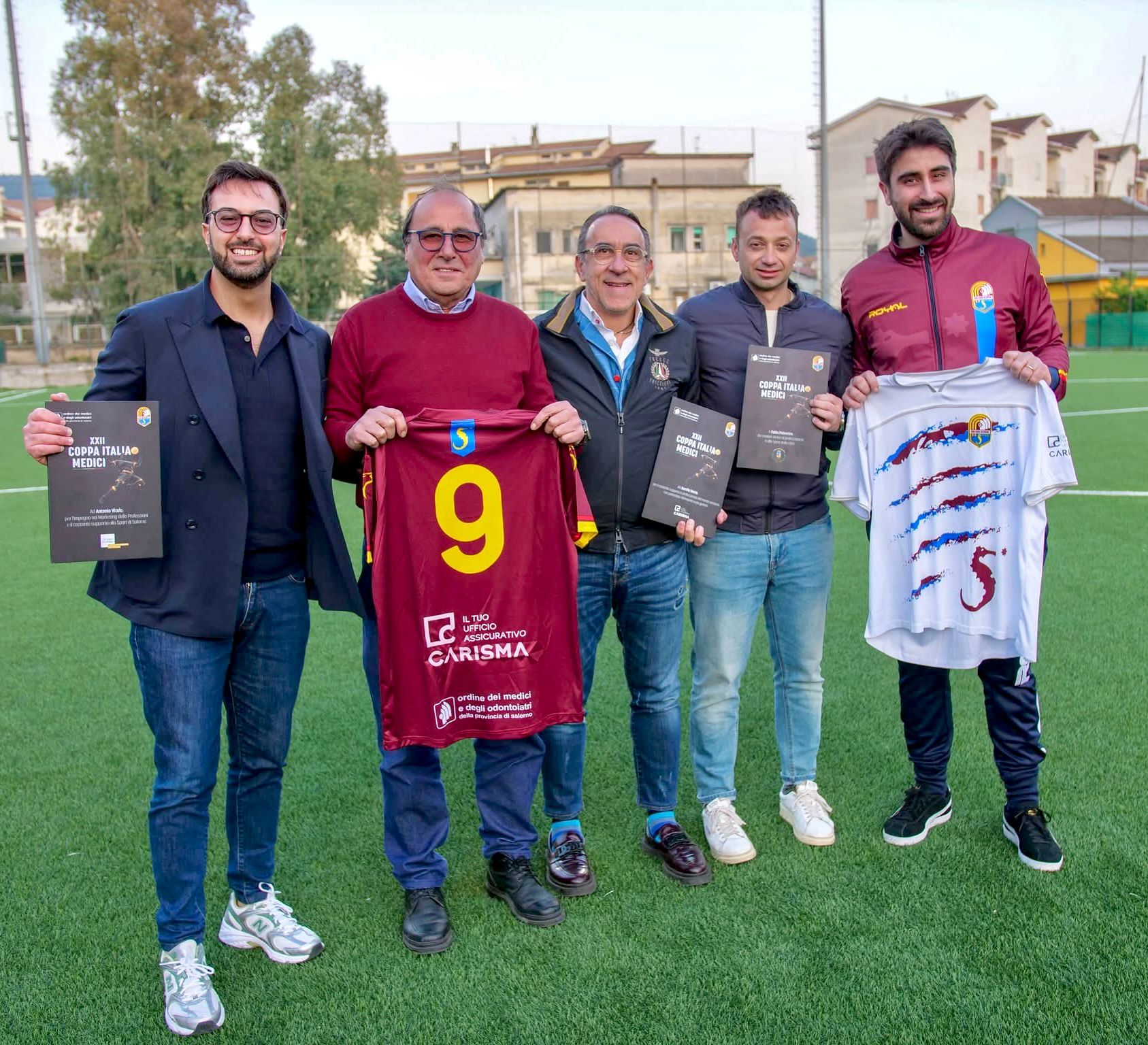 Coppa Italia Medici Calcio, parte l’avventura della Scuola Medica Salernitana Calcio