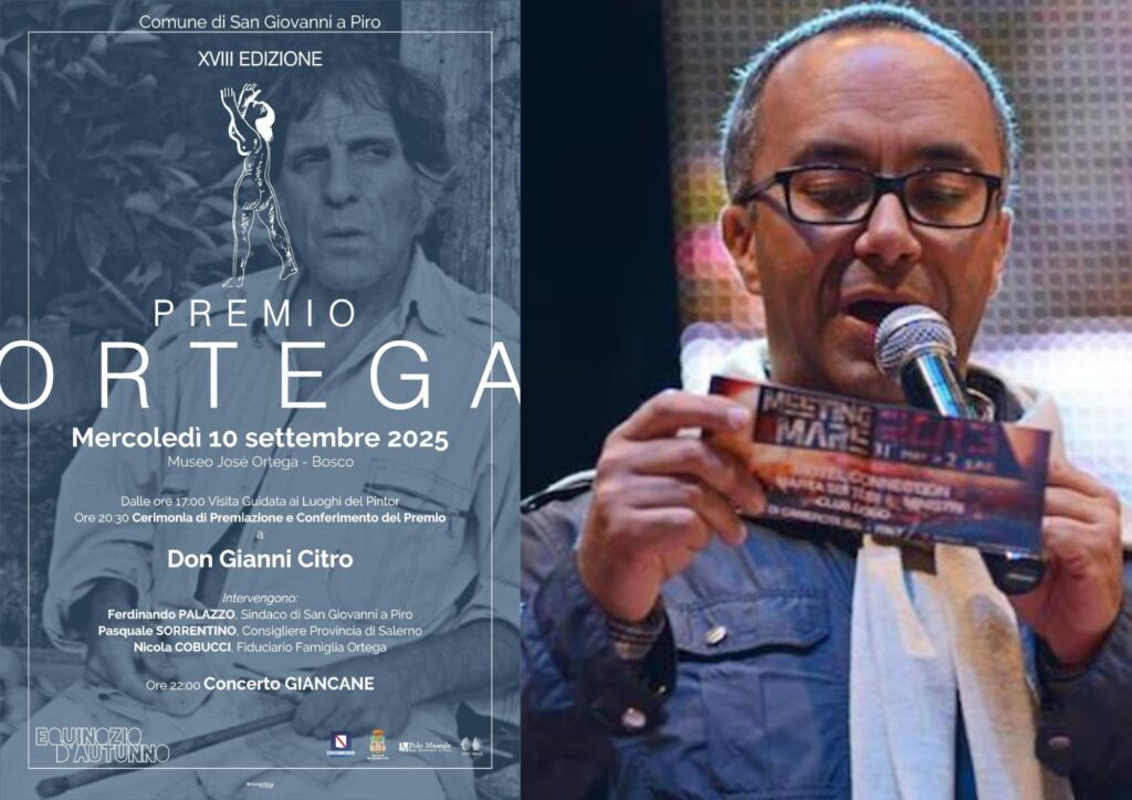 Bosco celebra il Premio Ortega 2025: riconoscimento a Don Gianni Citro