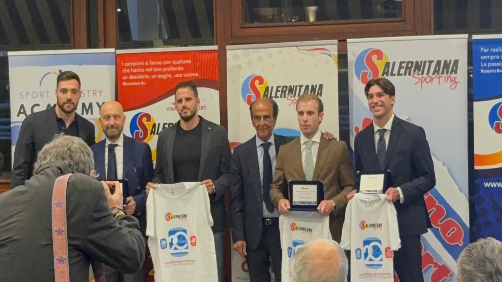 Diego Cacciatore premiato alla 16esima edizione di “Salerno Sport Day”