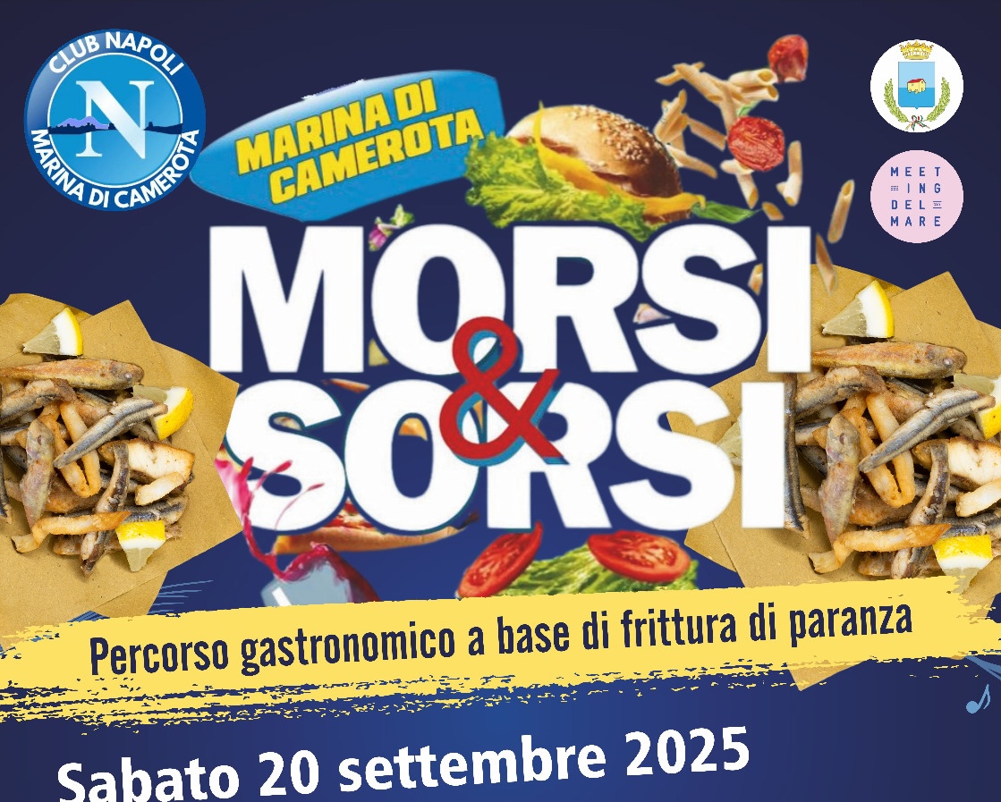 Marina di Camerota, torna “Morsi & Sorsi”: gusto, musica e tradizione