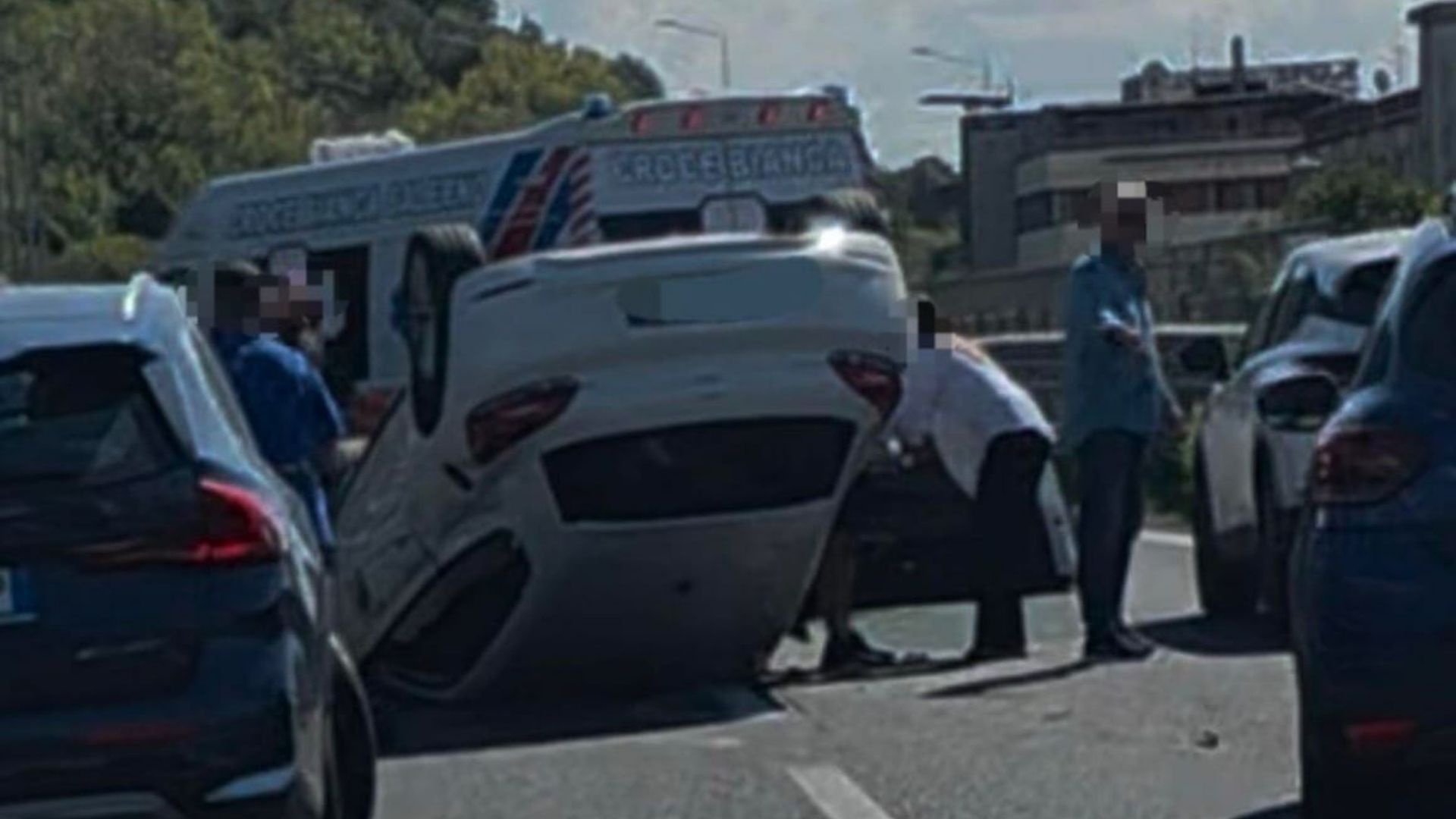 Incidente sulla tangenziale di Salerno