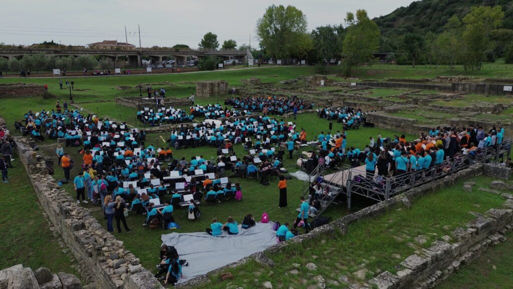 Music for people 2025: oltre 800 giovanissimi musicisti nell’area archeologica di Velia
