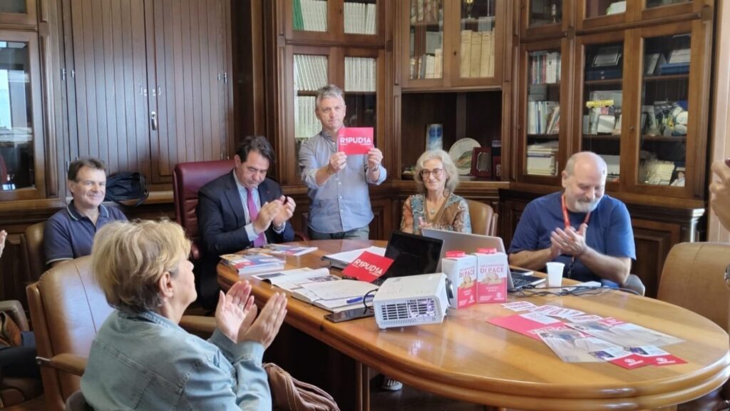 San Giovanni a Piro sostiene la campagna “Ripudia” contro le guerre