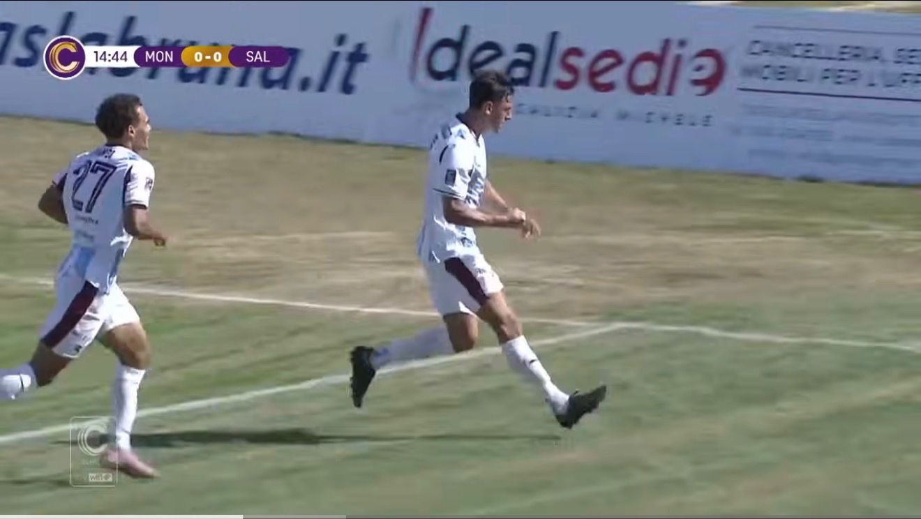 Gli highlights di Monopoli–Salernitana e l’eurogol di Galo Capomaggio