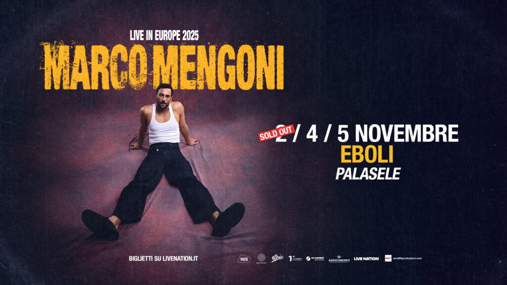 Marco Mengoni, triplo appuntamento al PalaSele di Eboli: un viaggio tra musica, teatro e rinascita