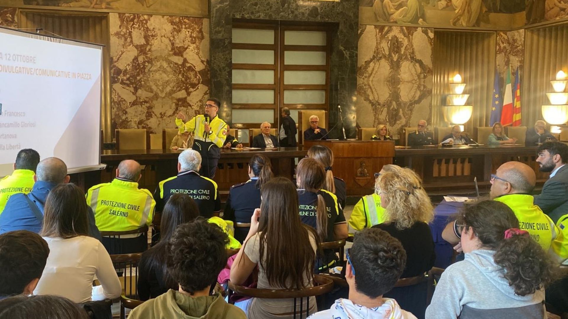 Presentata oggi l’esercitazione di protezione civile “Exe – Salerno non trema”