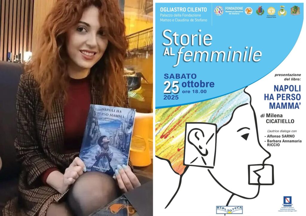 “Storie al Femminile” ospita Milena Cicatiello: a Ogliastro Cilento la voce delle madri coraggio di Napoli