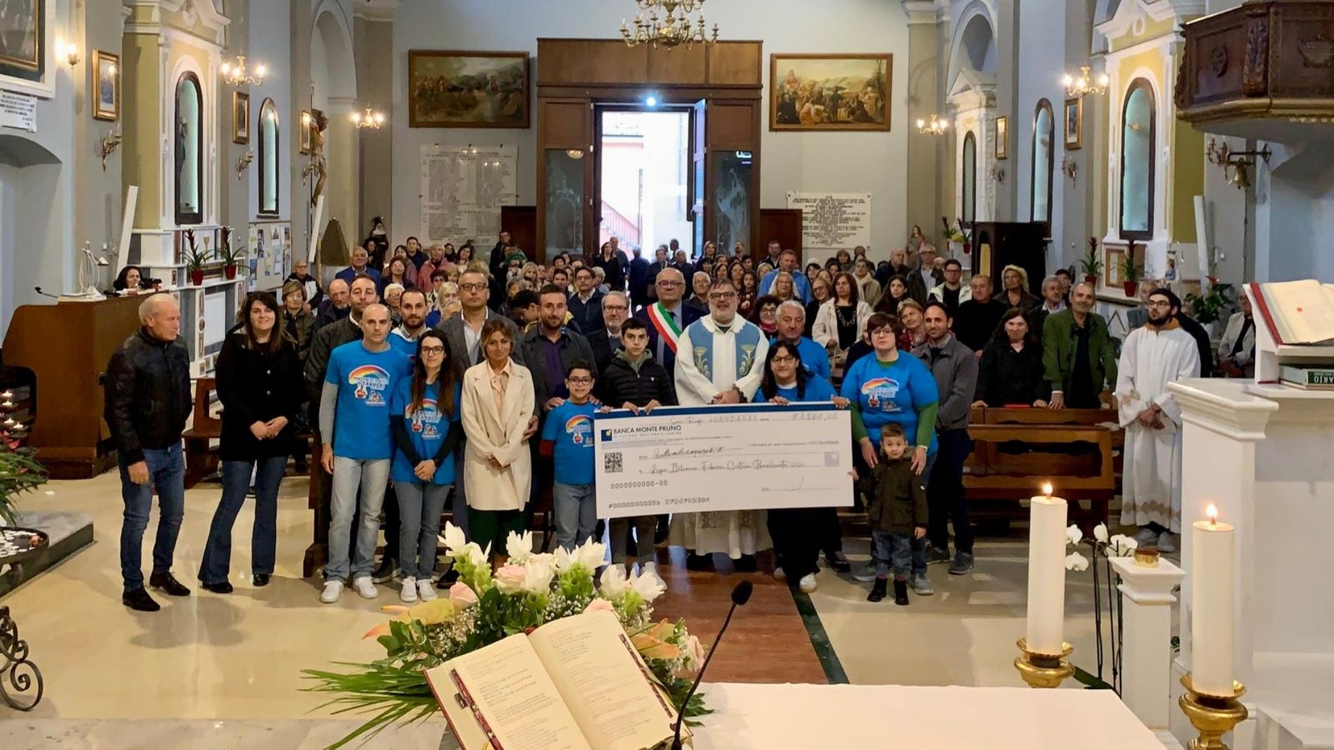 San Rufo, consegnati 4.500 euro raccolti con la cena solidale ‘Aggiungi un posto a tavola’