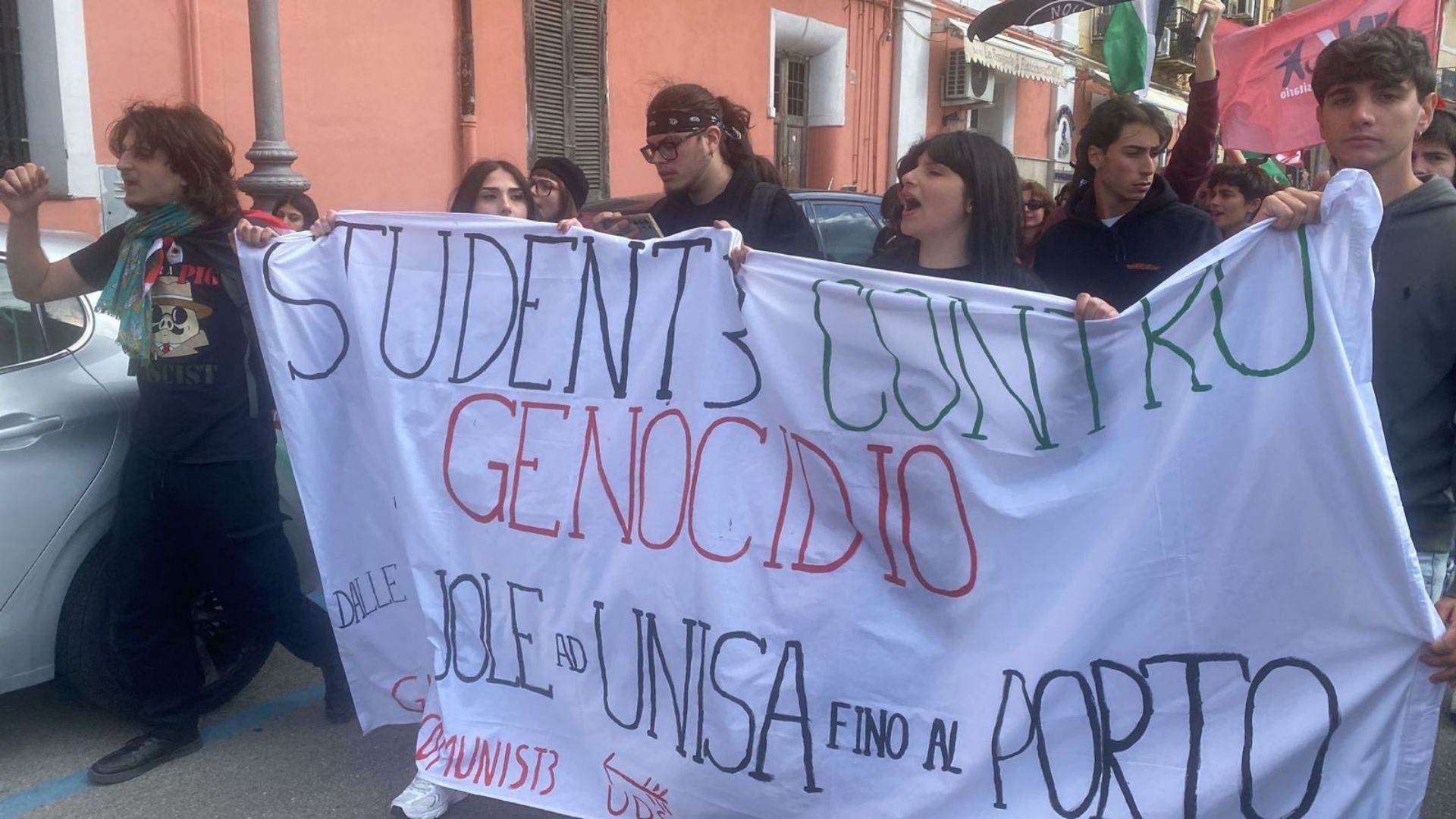 Salerno, blocco al porto durante lo sciopero pro Palestina