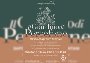 Cucina e mito si fondono al Rifugio del contadino a Bosco con la degustazione iniziatica “Giardino di Persefone”
