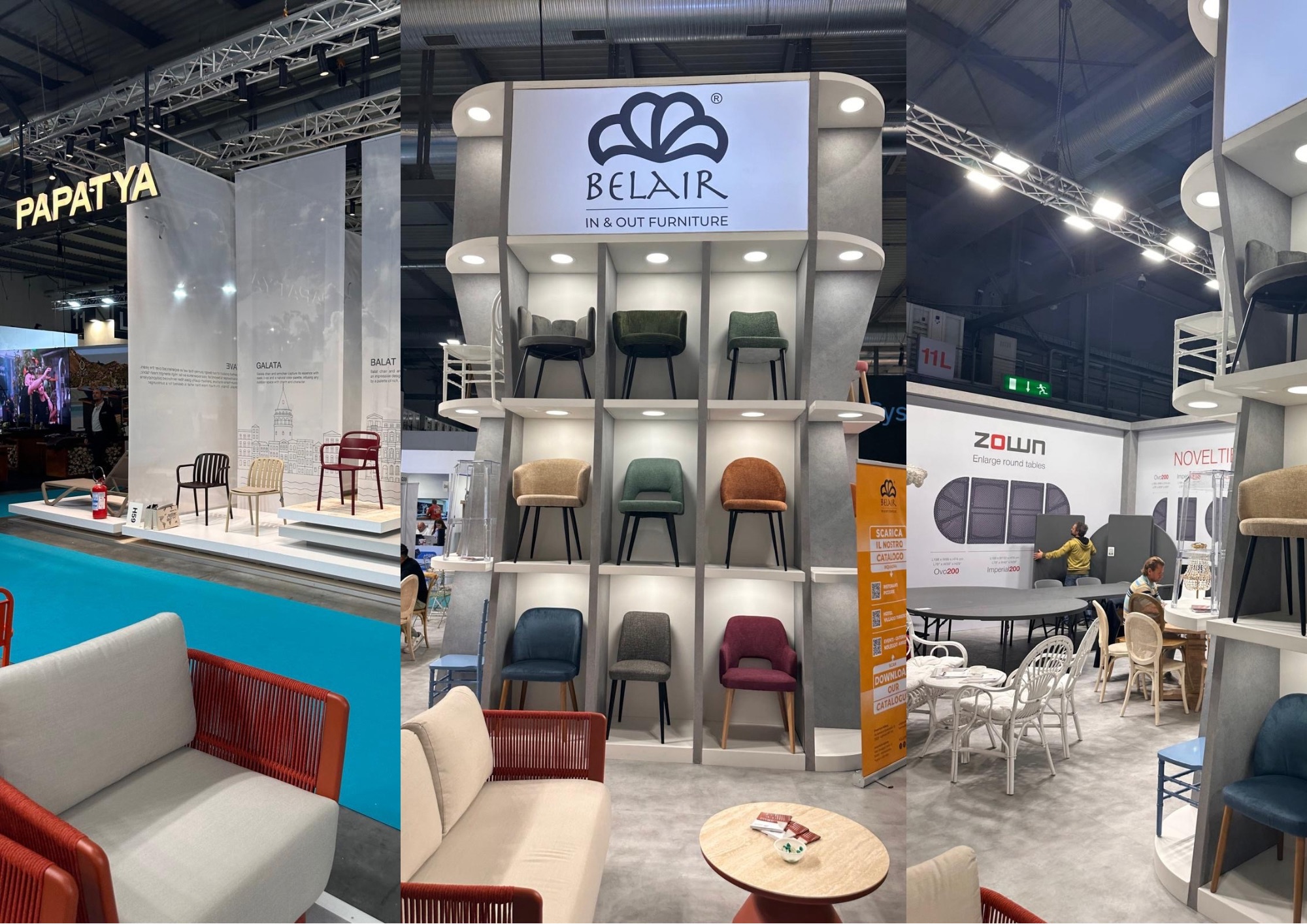 Belair consolida le sue alleanze internazionali a Host Milano con Zown e Papatya