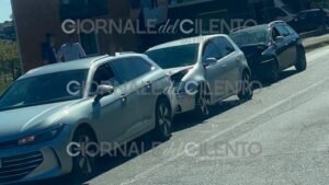 Tamponamento a Velina, tre auto coinvolte