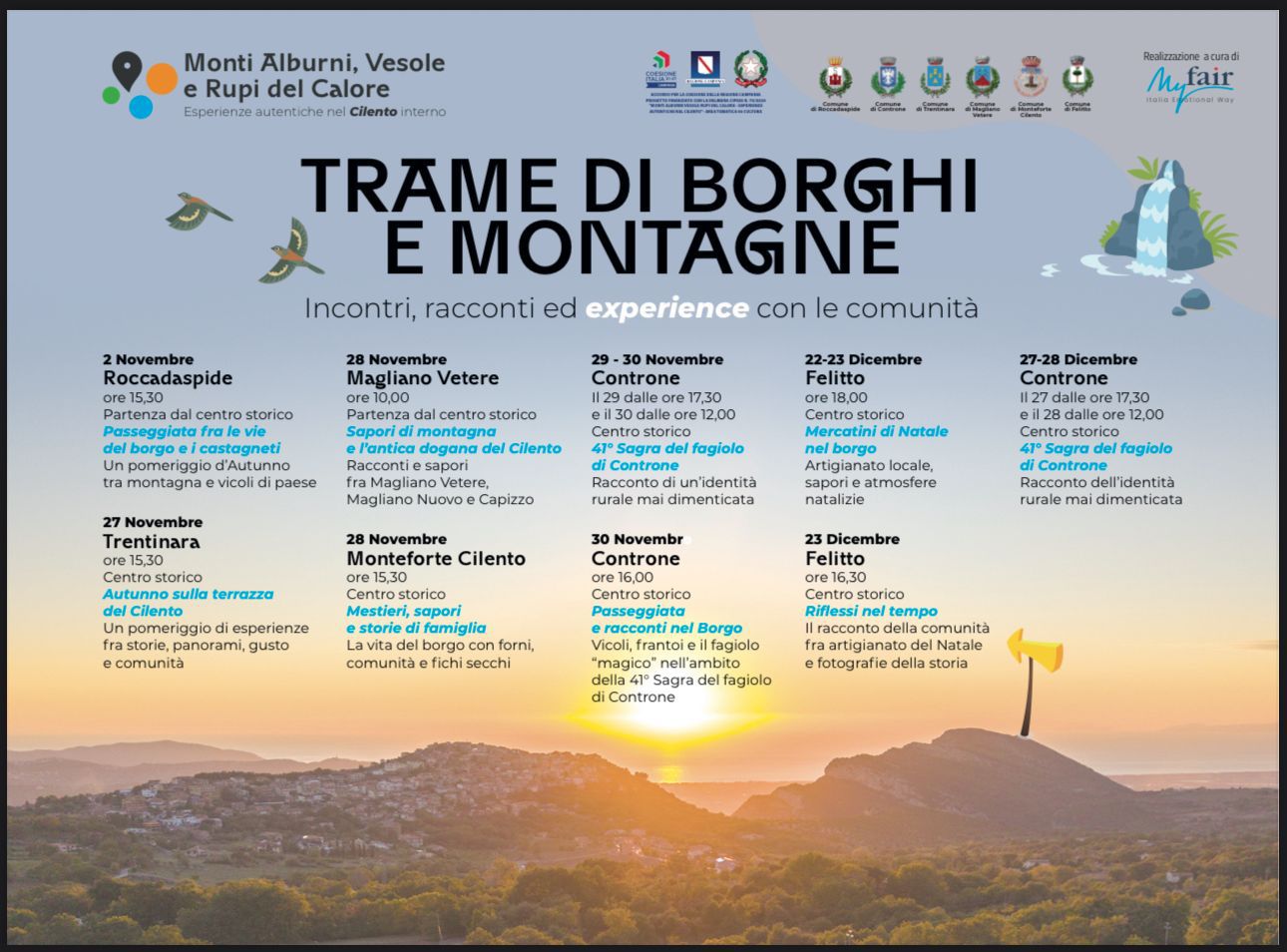 “Trame di borghi e montagne”: il Cilento interno si racconta tra storia e sapori