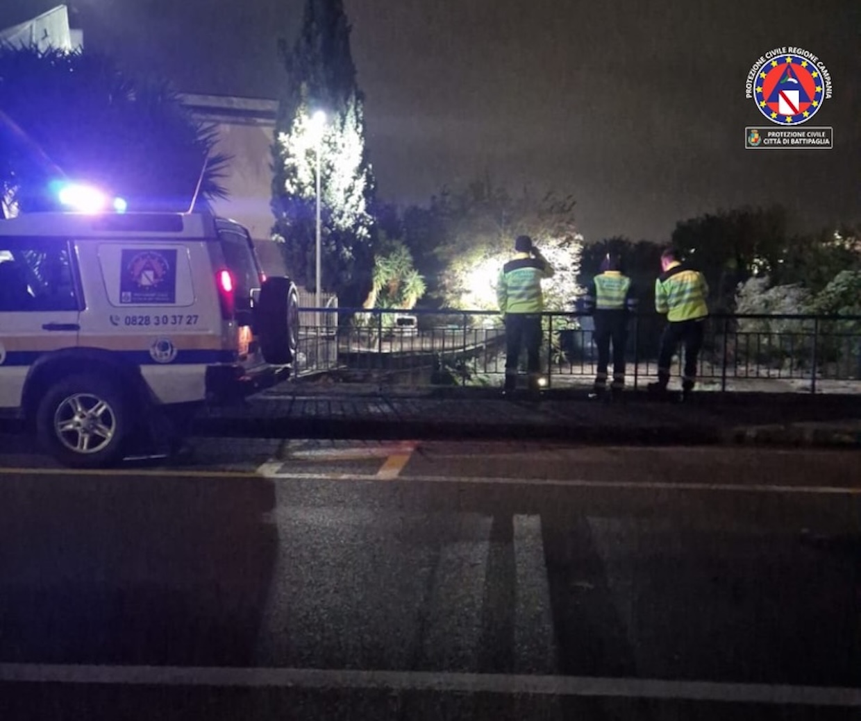 Maltempo nel salernitano: il Tusciano esonda, frana blocca un’ambulanza del 118