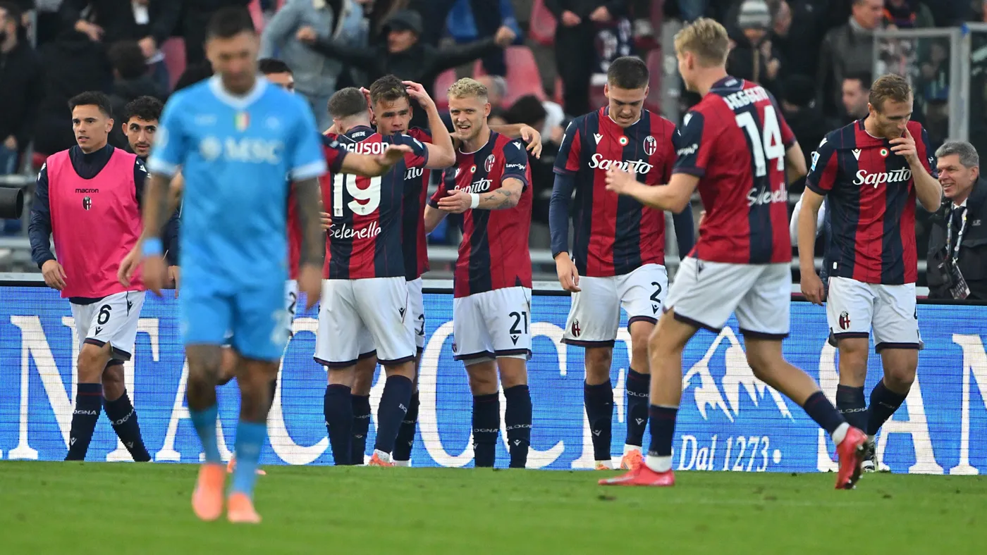 Bologna formato Champions: battuto il Napoli con il coraggio e un portiere di 17 anni