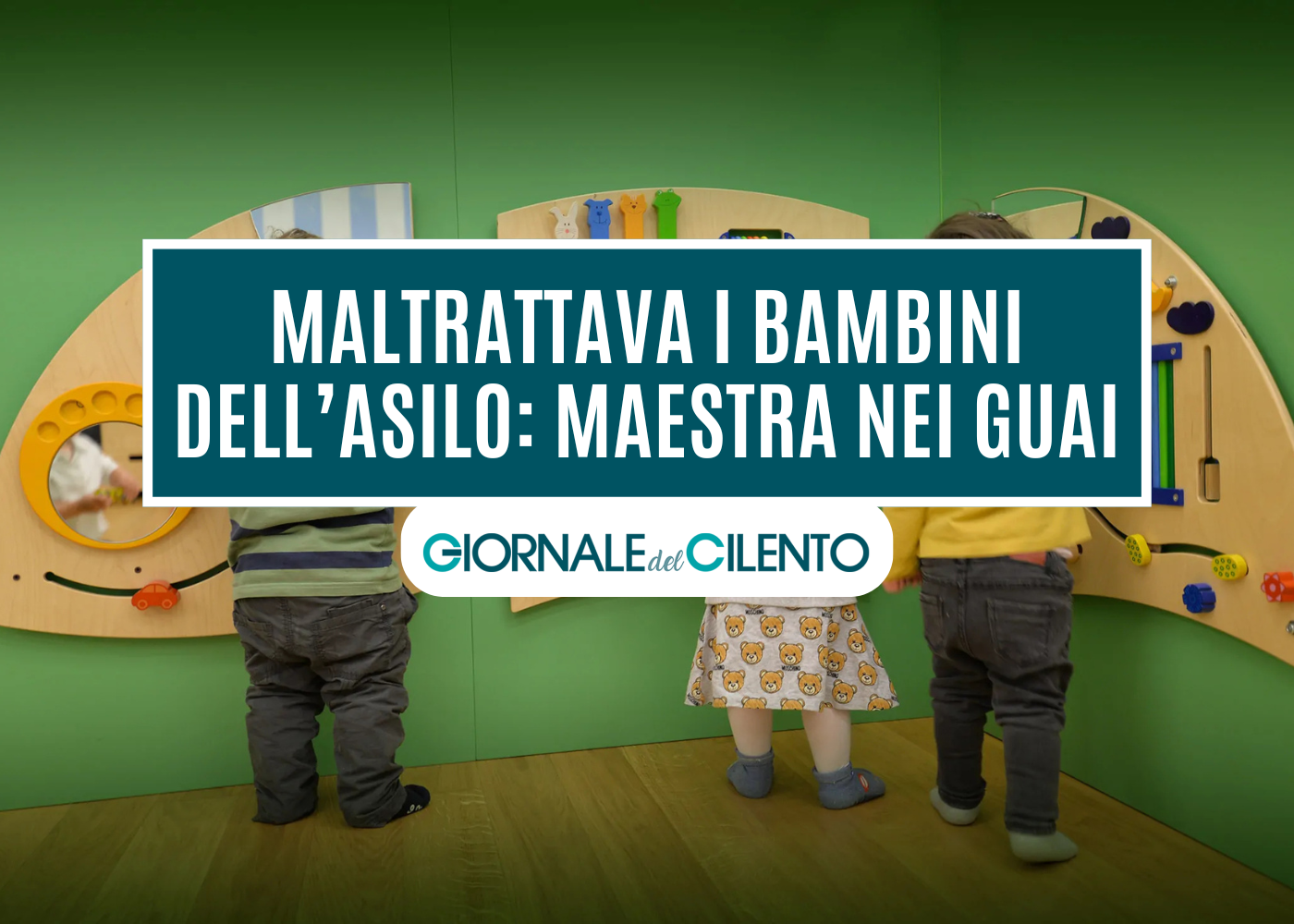 Puniva i bambini dell’asilo: confermata la condanna alla maestra violenta
