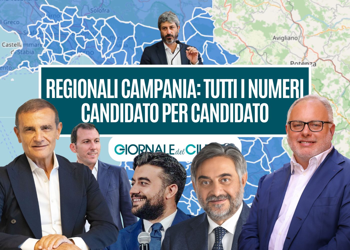 Regionali Campania 2025: tutti i numeri, lista per lista e candidato per candidato