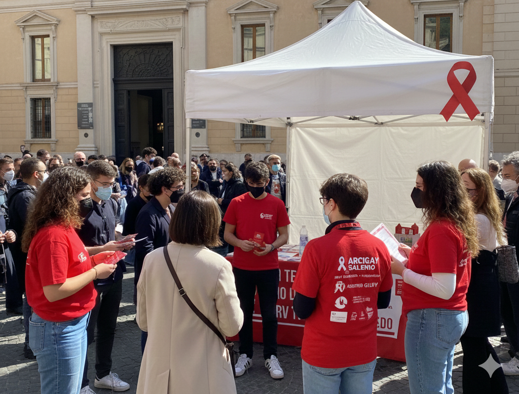 Salerno in prima linea nella lotta all’HIV: test, prevenzione e informazione per la Giornata Mondiale contro l’AIDS